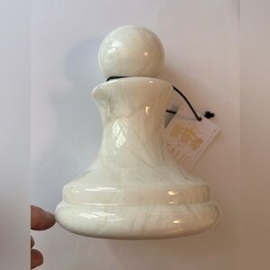 NWT GENUINE VOLTERRA ALABASTER Book Supports, Hand Crafted, Made in Italy, Cream